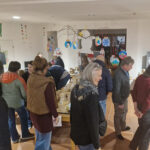 Ausgestellte Krippen in der Volksschule Eidenberg